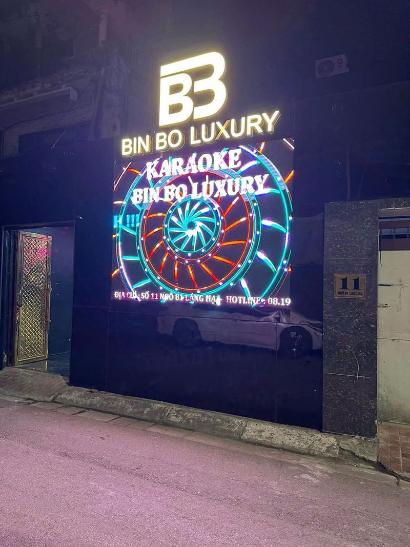 Karaoke cao cấp tại Karaoke BinBo Luxury 81 Láng Hạ, Hà Nội.