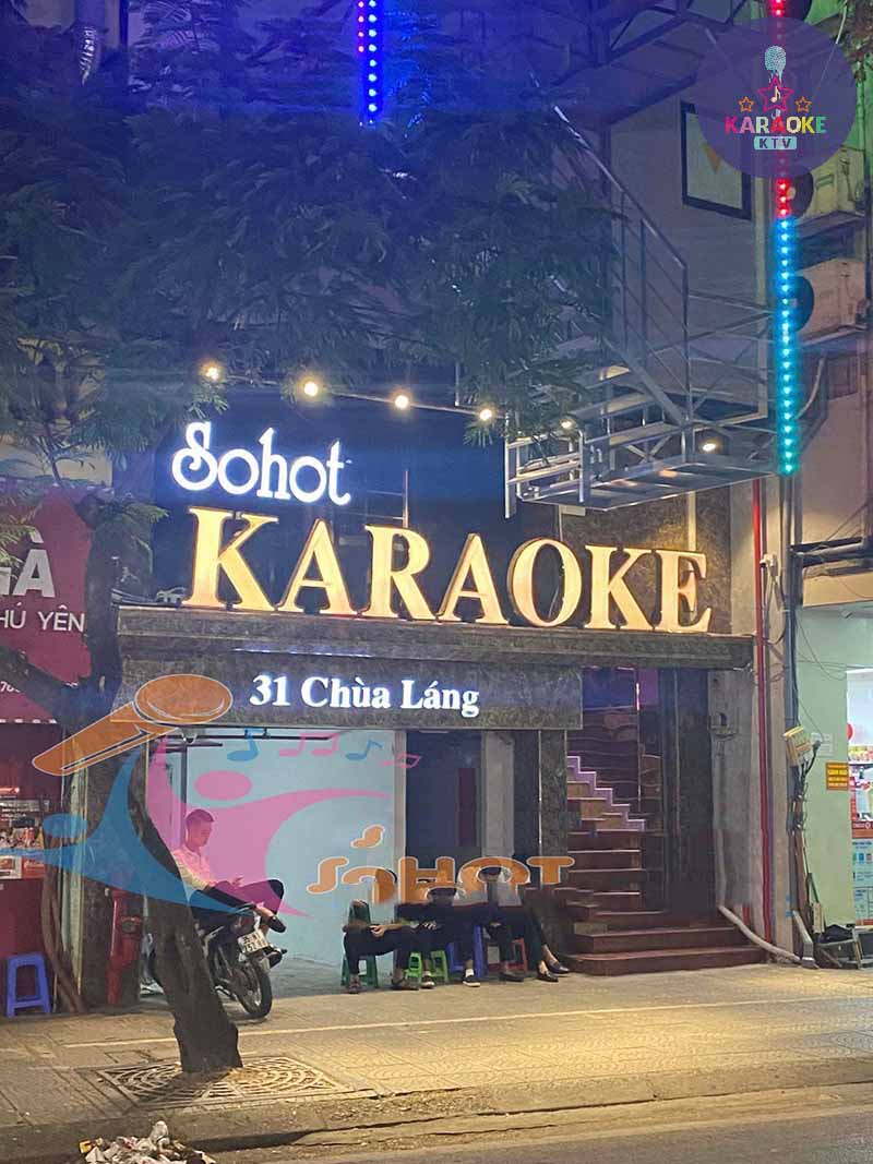 Karaoke So Hot 31 Chùa Láng tọa lạc tại 31 P. Chùa Láng, Láng Thượng, Đống Đa, Hà Nội