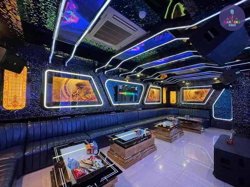 Phòng hát VIP lộng lẫy tại Karaoke Babylon 114 Trung Hòa.