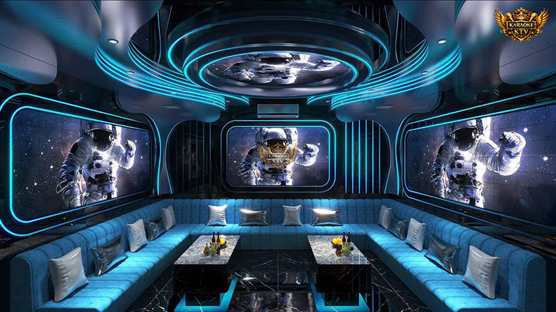 Không gian, Hệ thống Âm thanh & Ánh sáng Tại Karaoke iOne 180 Nguyễn Tuân