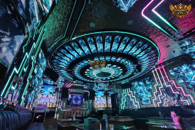 Không gian và hệ thống phòng hát VIP Tại Karaoke Amigo An Khánh