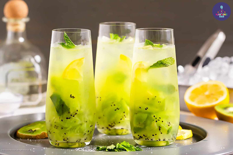Kiwi Tequila Smash – Mùa Hè Xanh Mát