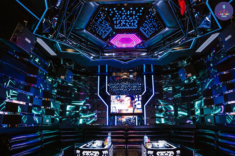 Không gian phòng hát tại Karaoke No.38 – 38 Cộng Hòa