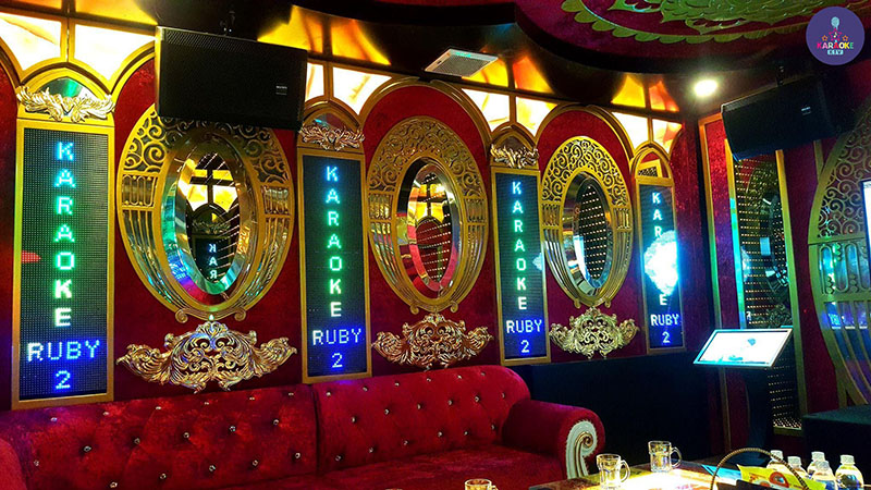 Không gian sang trọng và các loại phòng hát đa dạng tại Karaoke Ruby