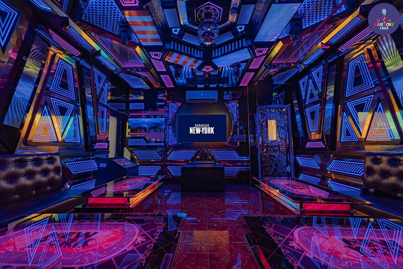 Không gian và hệ thống phòng hát tại Karaoke Newyork 452 Dương Quảng Hàm