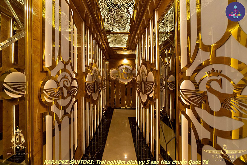 Không gian và thiết kế phòng hát tại Karaoke Santori Gò Vấp