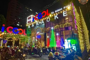 Tòa nhà Karaoke Icool với không gian mặt tiền hoành tráng tại số 31 Bình Phú, Quận 6.