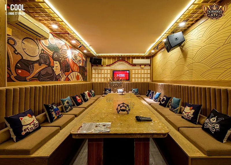 Hệ thống 29 phòng hát được thiết kế linh hoạt, đáp ứng mọi quy mô từ hội họp bạn bè đến liên hoan công ty.
