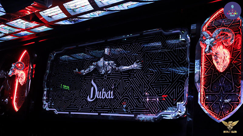 Menu tại Dubai Club đa dạng với các loại thức uống sáng tạo