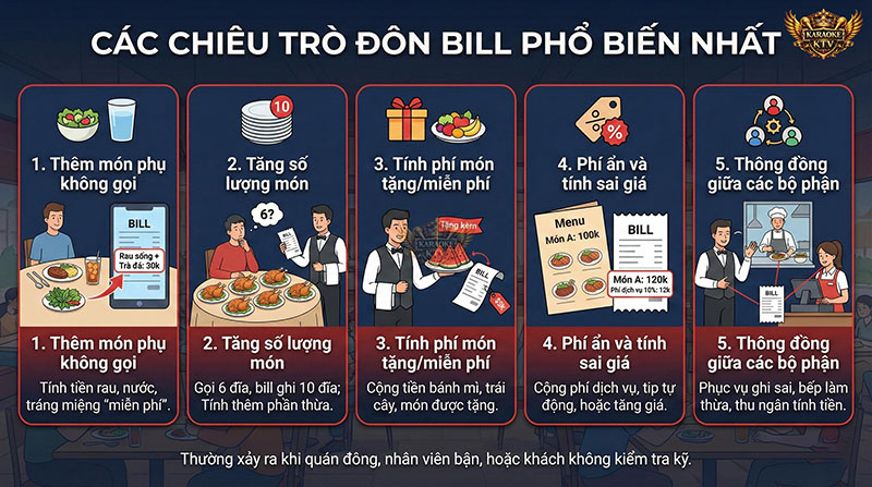 5 chiêu trò gian lận hóa đơn (đôn bill) tinh vi thường gặp nhấ