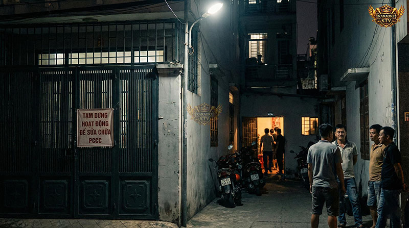 Hoạt động karaoke chui về đêm tại các ngõ hẻm lối đi phụ