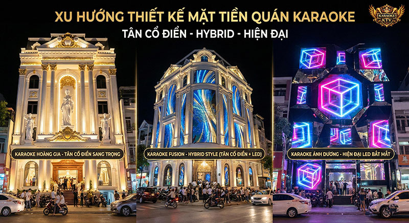 Các phong cách thiết kế karaoke dẫn đầu xu hướng