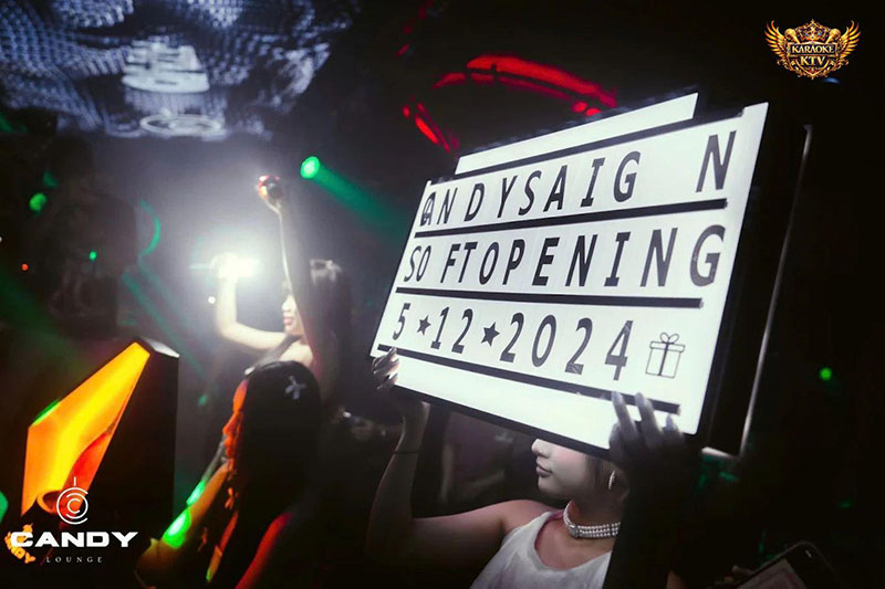 Candy Saigon - 64 - 66 Trần Hưng Đạo được biết đến như một quán bar lounge sôi động
