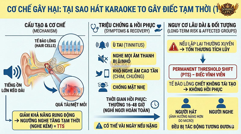 Cơ Chế Tổn Thương Tế Bào Lông Tai Do Tiếng Ồn