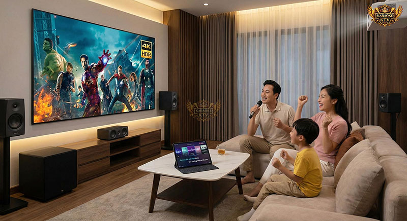 Không gian giải trí All-in-One giúp tiết kiệm chi phí và diện tích, phù hợp với nhu cầu giải trí sau đại dịch.