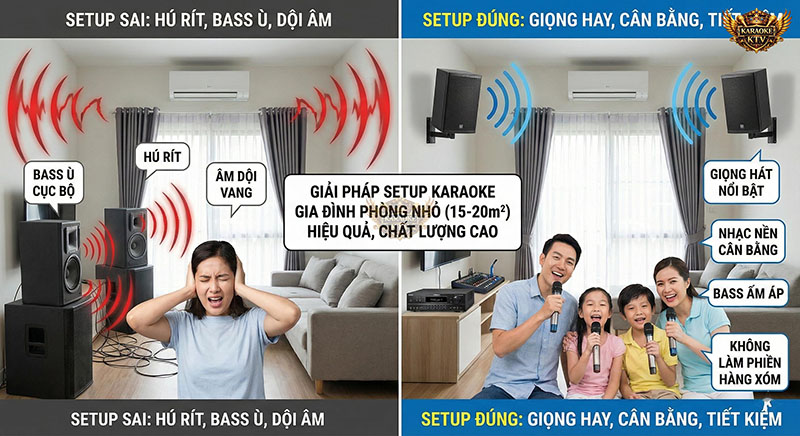 Những lỗi sai phổ biến khi tự lắp đặt karaoke tại nhà và cách khắc phục để có trải nghiệm ca hát tốt nhất