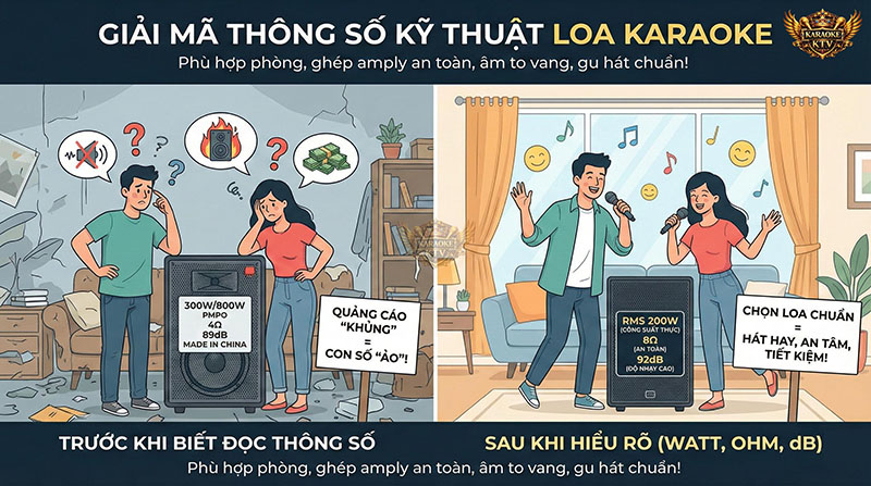 Đừng để những con số quảng cáo "thổi phồng" khiến bạn mất tiền oan cho những bộ loa kém chất lượng