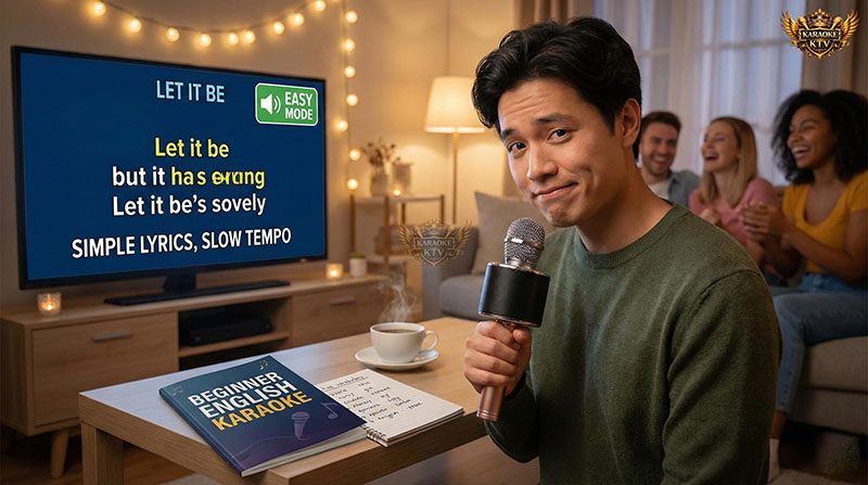 Đừng lo lắng về vocal range, hãy bắt đầu với những bài hát có nhịp điệu chậm và lời lặp lại