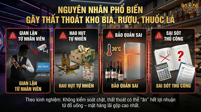 4 "kẻ thù" của kho hàng: Gian lận, hao hụt tự nhiên, bảo quản sai nhiệt độ và sai sót sổ sách