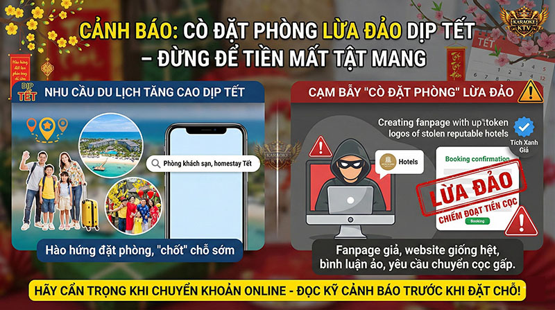 Nhu cầu du lịch cao và cạm bẫy lừa đảo đặt phòng online