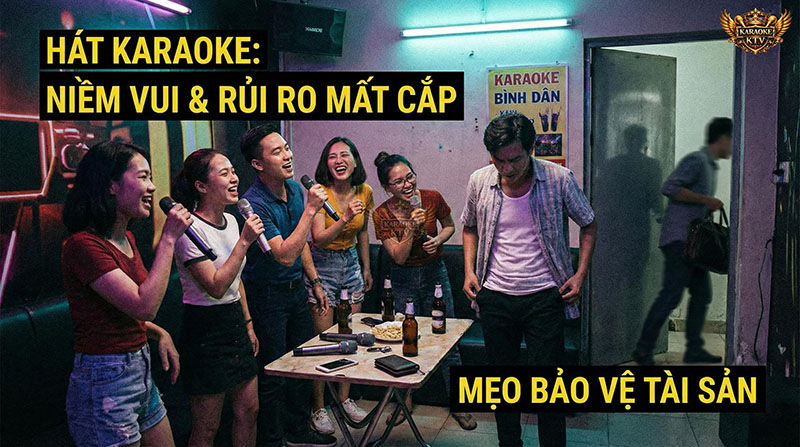 Tại các quán karaoke giá rẻ thiếu an ninh, chỉ một phút lơ là rời mắt khỏi bàn hát cũng có thể khiến bạn mất đồ.