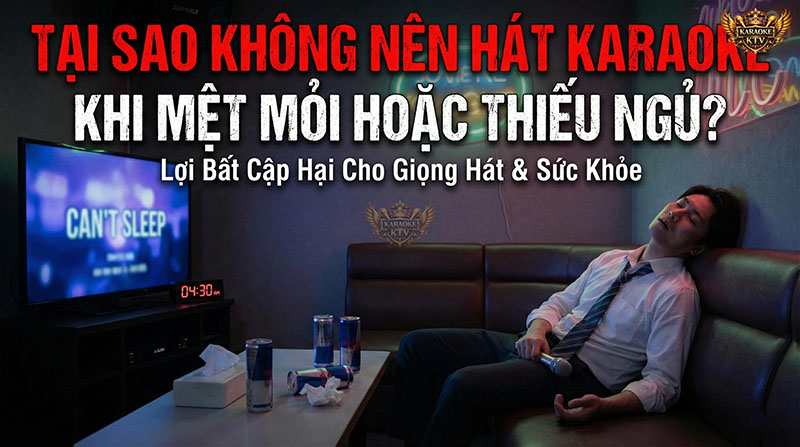 Hát karaoke khi cơ thể kiệt sức: Lợi bất cập hại cho giọng hát và sức khỏe