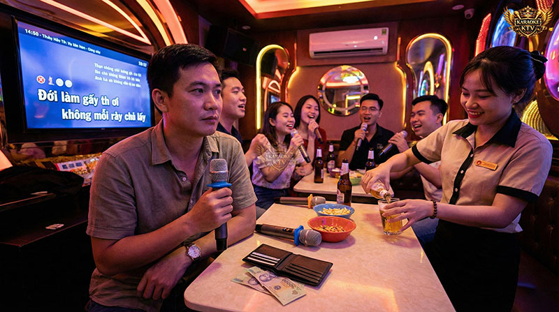 Tâm lý chung của anh em khi cân nhắc tiền bo karaoke