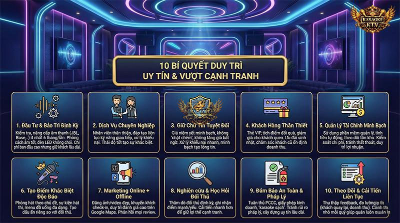 10 Bí Quyết Duy Trì Uy Tín & Vượt Cạnh Tranh