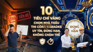 10 Tiêu Chí Vàng Chọn Nhà Thầu Thi Công Karaoke Uy Tín