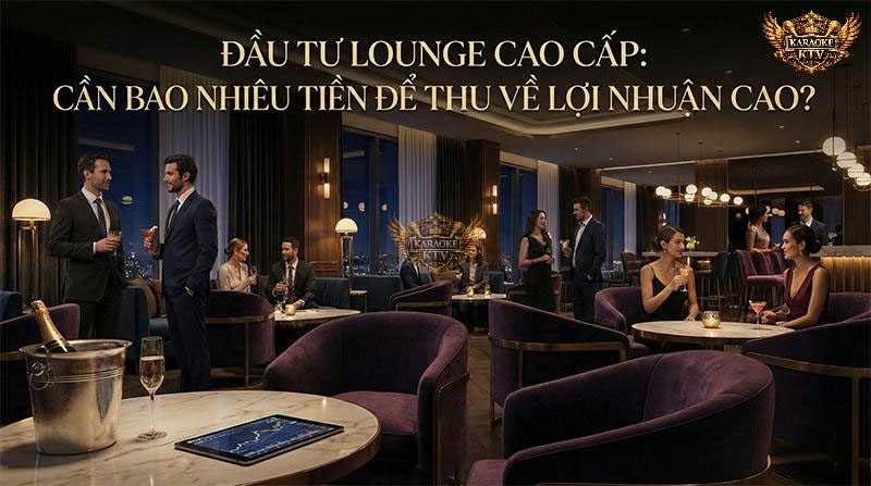 Mở lounge cao cấp đang là xu hướng kinh doanh "hái ra tiền" năm 2026 với biên lợi nhuận đồ uống lên đến 80%