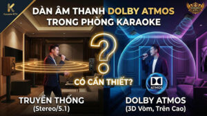 Dàn âm thanh Dolby Atmos trong phòng Karaoke Có cần thiết