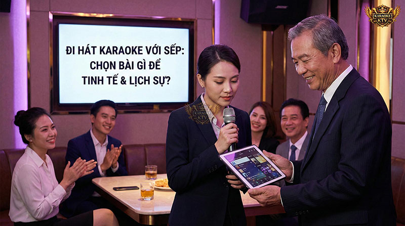 Đi hát Karaoke với sếp Nên chọn bài gì để tinh tế và lịch sự