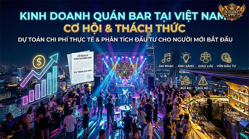 Các yếu tố quyết định chi phí đầu tư quán bar