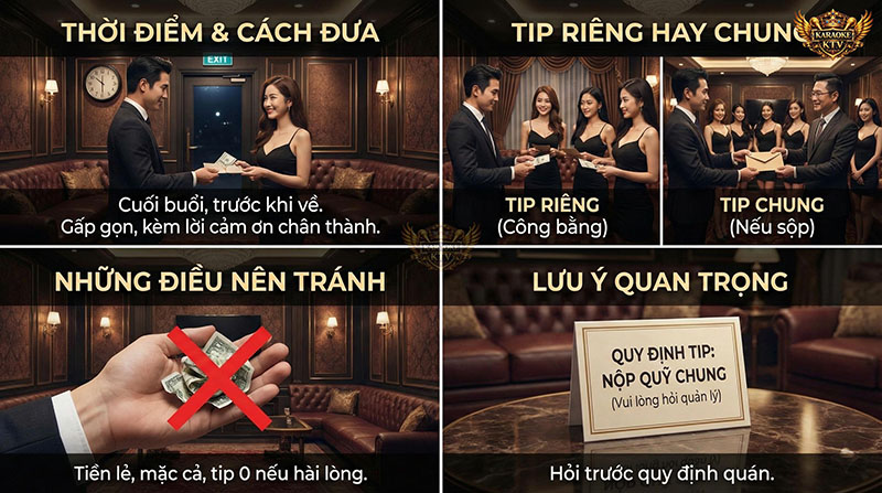 4 nguyên tắc vàng khi đưa tiền bo để được phục vụ tốt hơn