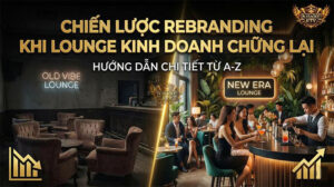 Rebranding (Tái định vị thương hiệu) là "chìa khóa" chiến lược giúp các lounge bar vượt qua giai đoạn chững lại, thu hút khách hàng mới và bứt phá doanh thu