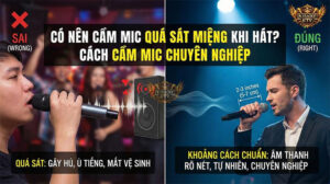 Có Nên Cầm Mic Quá Sát Miệng Khi Hát Karaoke Không?