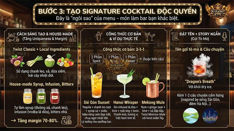 Tăng biên lợi nhuận lên 80% bằng cách sử dụng nguyên liệu "nhà làm" (House-made) và kể câu chuyện địa phương qua từng ly nước