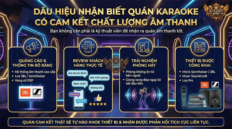 Dấu Hiệu Nhận Biết Quán Karaoke Có Dàn Âm Thanh Xịn