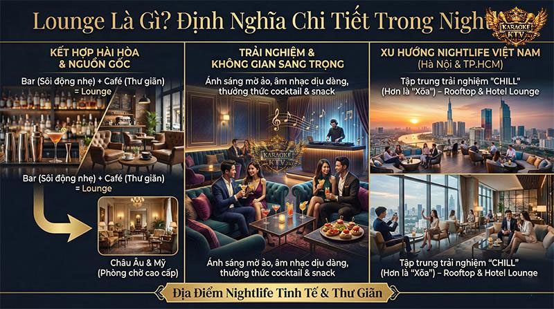 Xuất phát từ "phòng chờ" sang trọng, Lounge ngày nay là nơi để "chill" với view đẹp và nhạc nhẹ