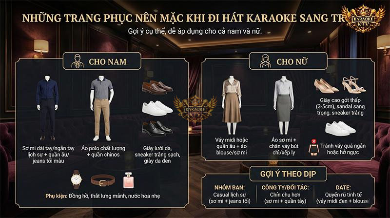 Gợi Ý Outfit "Sang - Xịn - Mịn" Cho Nam Và Nữ Đi Karaoke