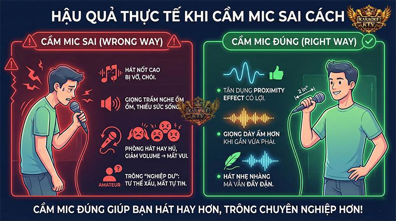 Hậu Quả Thực Tế Khi Cầm Micro Hát Sai Cách