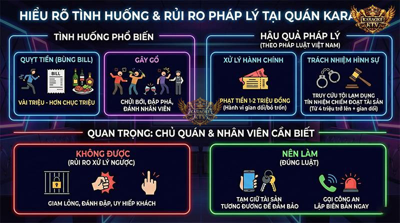 Chủ quán và nhân viên cần nắm rõ rủi ro pháp lý để phân định ranh giới giữa việc tự vệ, bảo vệ tài sản và hành vi vi phạm pháp luật