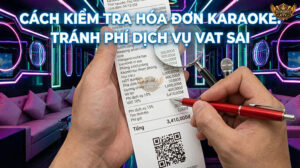 Cách kiểm tra hóa đơn karaoke tránh mất tiền oan