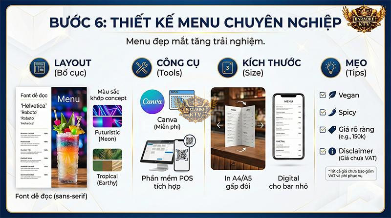 Menu đẹp = Trải nghiệm chuyên nghiệp. Đừng quên tạo thêm phiên bản QR Code cho những ngày đông khách nhé.