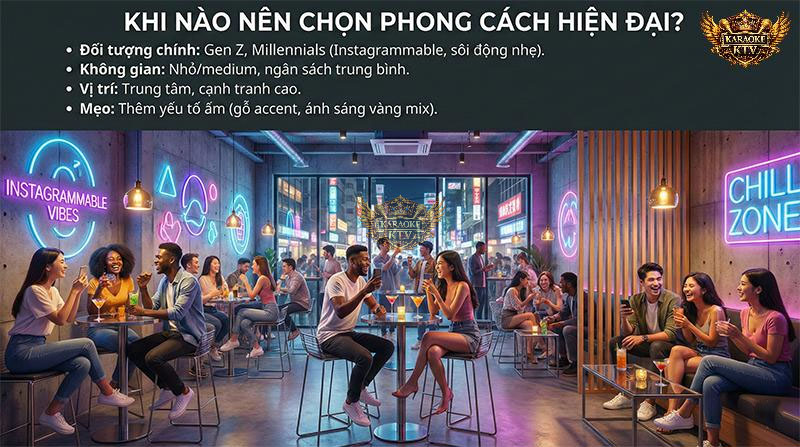 Không gian hiện đại với ánh sáng rực rỡ và góc "sống ảo" đẹp mắt là thỏi nam châm thu hút giới trẻ Gen Z và dân văn phòng tới trải nghiệm