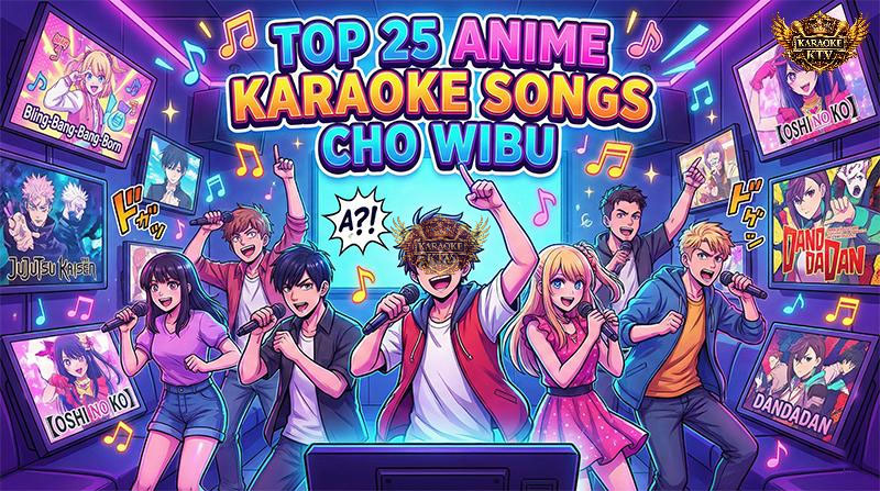 Còn gì tuyệt hơn khi cả hội cùng "cháy" hết mình với những bài nhạc phim anime yêu thích trong phòng karaoke xịn xò?