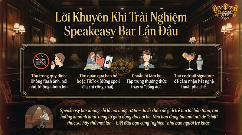 Nắm vững những "luật ngầm" này để có một trải nghiệm tinh tế và trọn vẹn nhất trong lần đầu khám phá bar ẩn