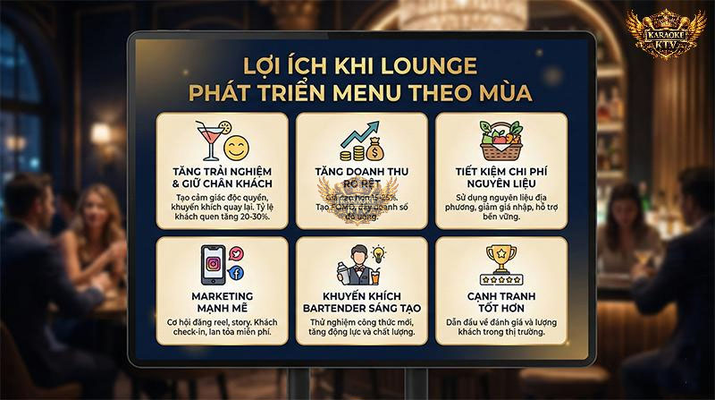 6 lợi ích thiết thực giúp Lounge bứt phá nhờ thực đơn theo mùa