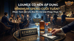 Lounge Có Nên Áp Dụng Minimum Spend Cuối Tuần? Phân Tích Lợi Ích, Rủi Ro Và Giải Pháp Thực TếLounge Có Nên Áp Dụng Minimum Spend Cuối Tuần? Phân Tích Lợi Ích, Rủi Ro Và Giải Pháp Thực Tế