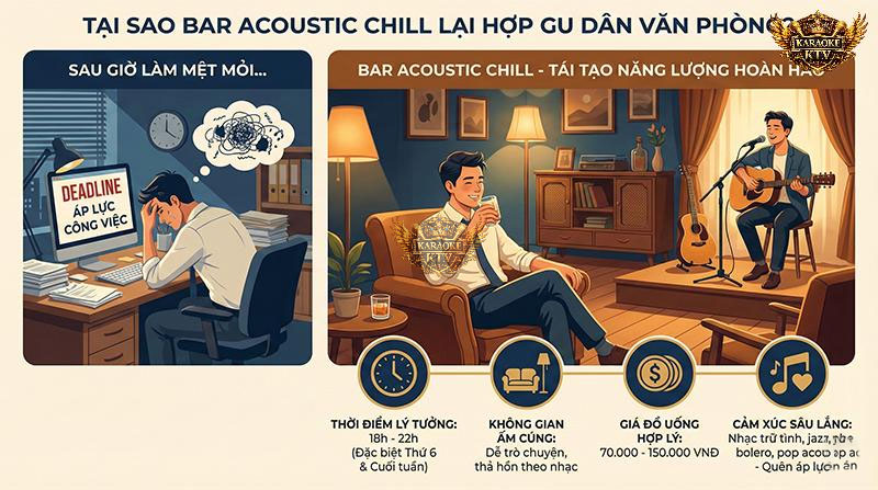 Tại sao dân Office chuộng đi Bar Acoustic Chill?